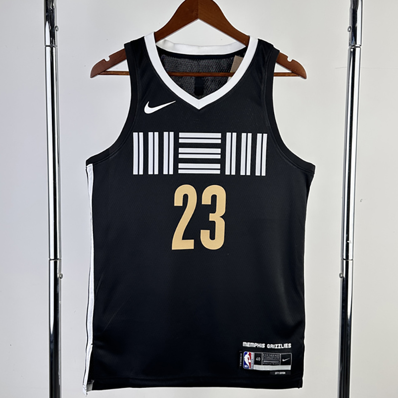 23-24 Grizzlies ROSE #23 Black City Edition Top...