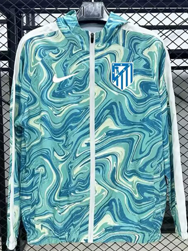 25-26 ATM Green White Windbreaker