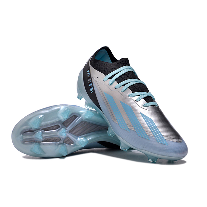 X 23 .1 FG Soccer Shoes-Silver/Black-4745858