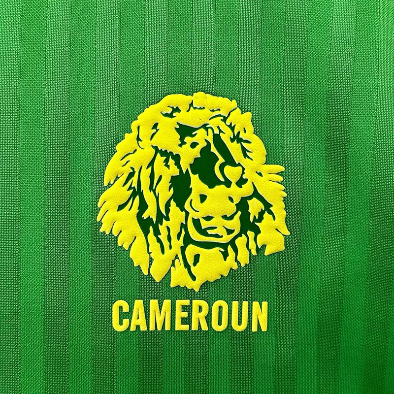1990 Cameroon Home Retro Soccer Jersey