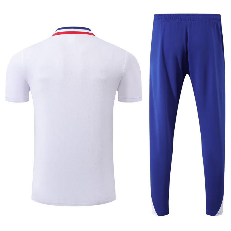 25-26 France White Polo Tracksuit