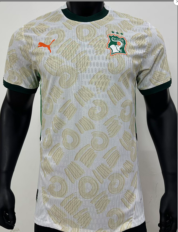 24-25 Ivory Coast Away Player Version Soccer Jersey