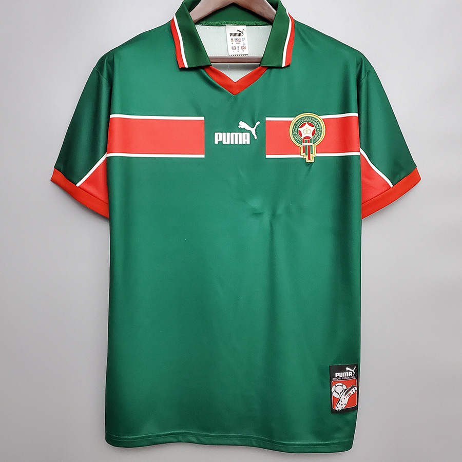 1998 Morocco Home Retro Soccer Jersey