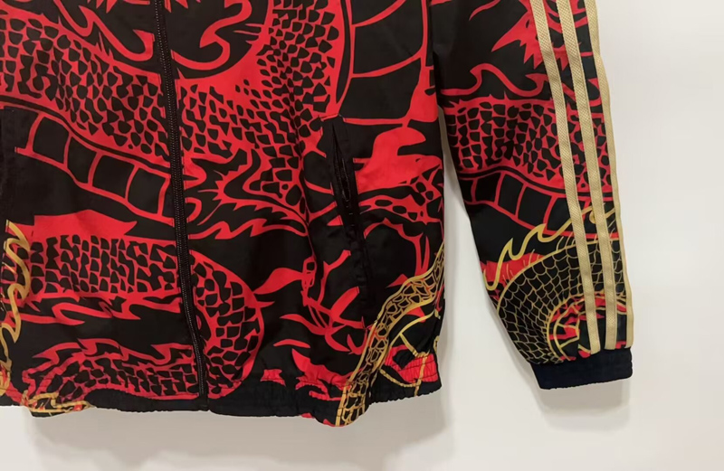 24-25 RMA Red & Black Double Sided Windbreaker (双面风衣)(红龙)