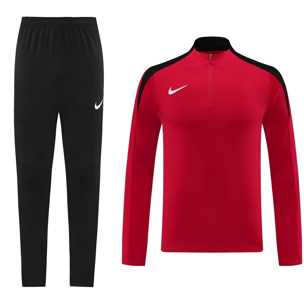 2024 NK Red Half Pull Tracksuit