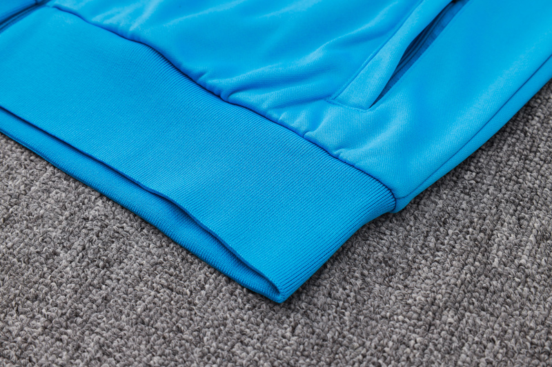 24-25 Brazil Lake blue Hoodie Jacket Tracksuit #F560