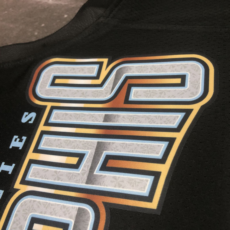 22-23 Grizzlies MORANT #12 Black City Edition T...