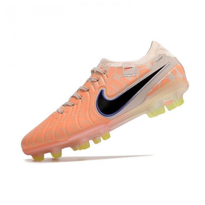 Tiempo Legend 10 Elite FG Soccer Shoes-Orange/White-7891286