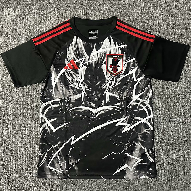 25-26 Japan Black Special Edition Fans Soccer Jersey *赛亚人