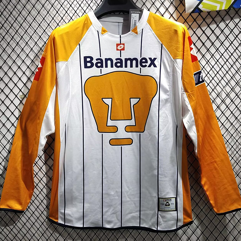 2003-2004 Pumas UNAM Home Long Sleeve Retro Soccer Jersey (长袖)