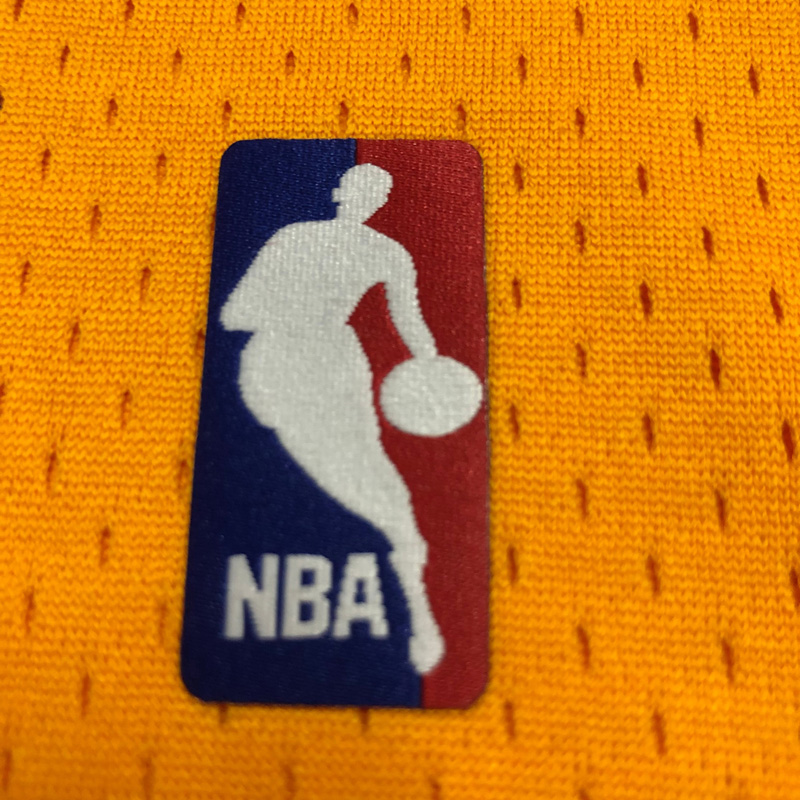 2000 LAKERS BRYANT #8 Yellow Retro Top Quality ...