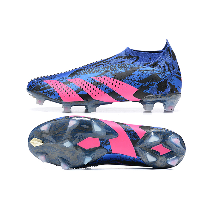 PREDATOR ACCURACY+ FG BOOTS High Soccer Shoes-Blue/Pink-1267448