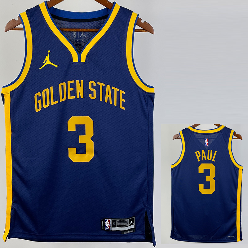 22-23 WARRIORS PAUL #3 Blue Top Quality Hot Pre...