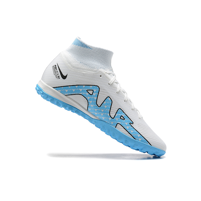 Superfly 8 Academy TF High Soccer Shoes-White/Blue-614383