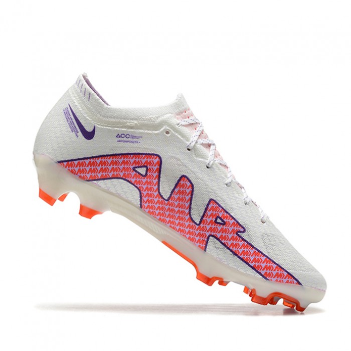 Air Zoom Mercurial Vapor XV Elite FG Soccer Shoes-White/Red-7224464