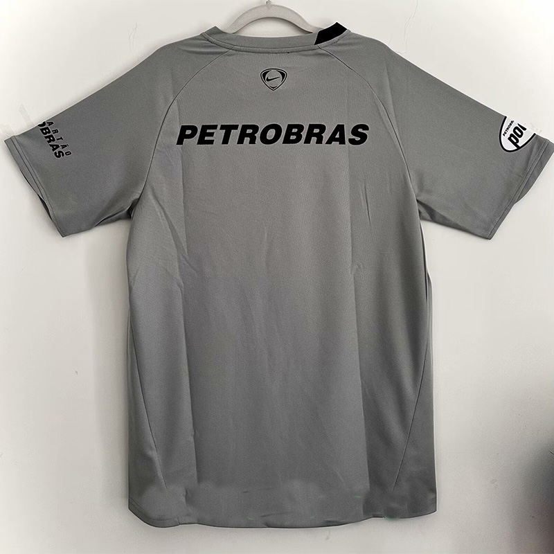 2002-2003 Flamengo GoalKeeper Grey Retro Soccer Jersey