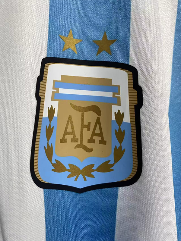 2014 Argentina Home Player Version 球员 Retro Soccer Jersey