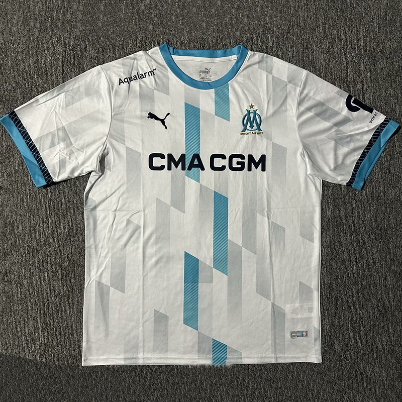 24-25 Marseille White Special Edition Fans Soccer Jersey