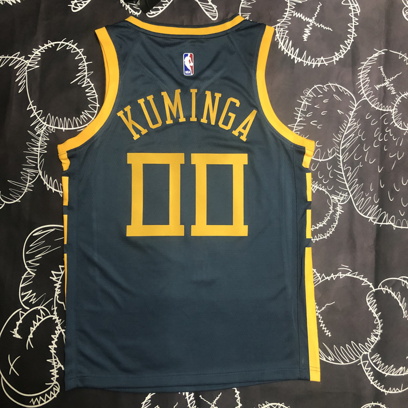 2018 WARRIORS KUMINGA #00 Black Gray Top Qualit...