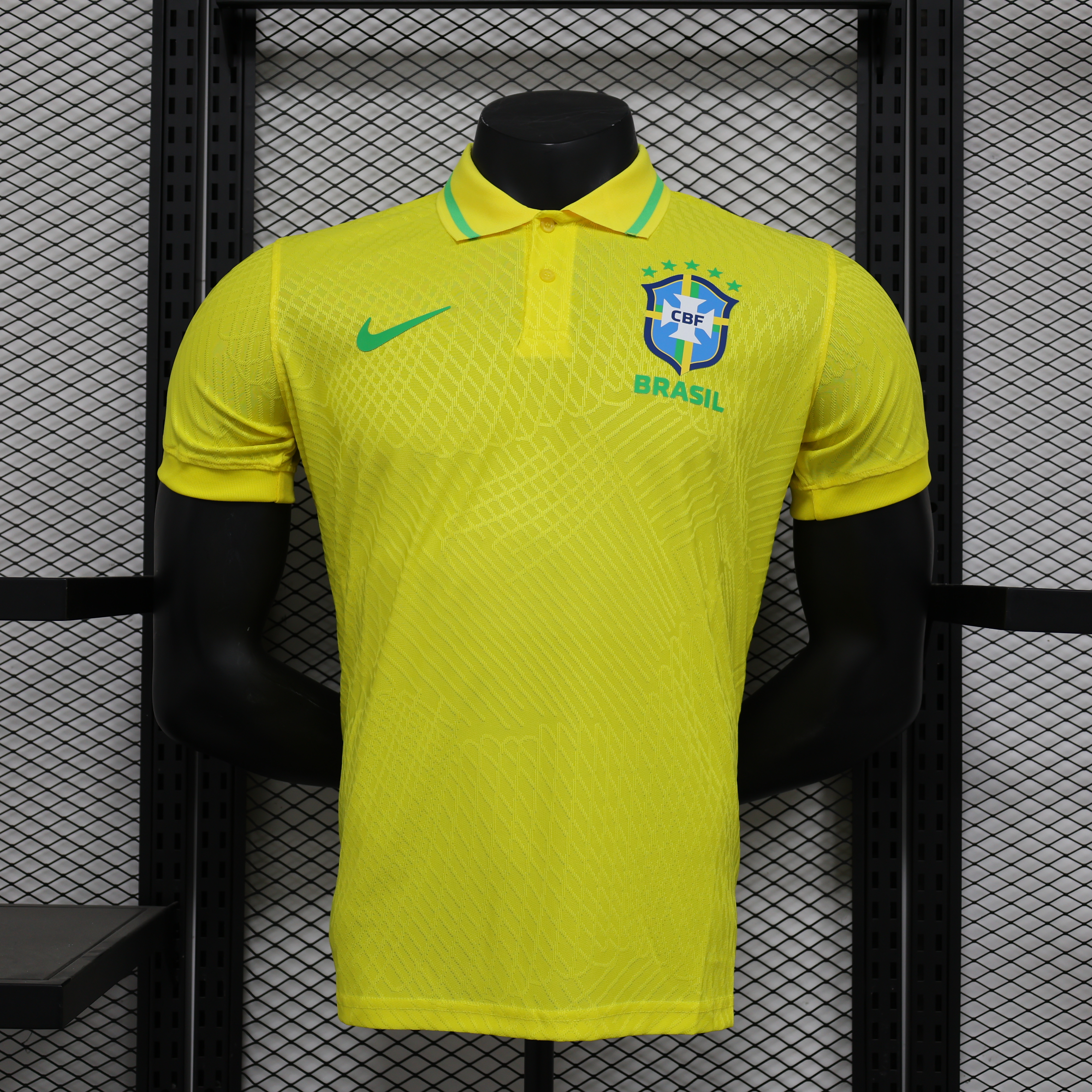 24-25 Brazil Yellow Special Edition Player Version Soccer Jersey *有领