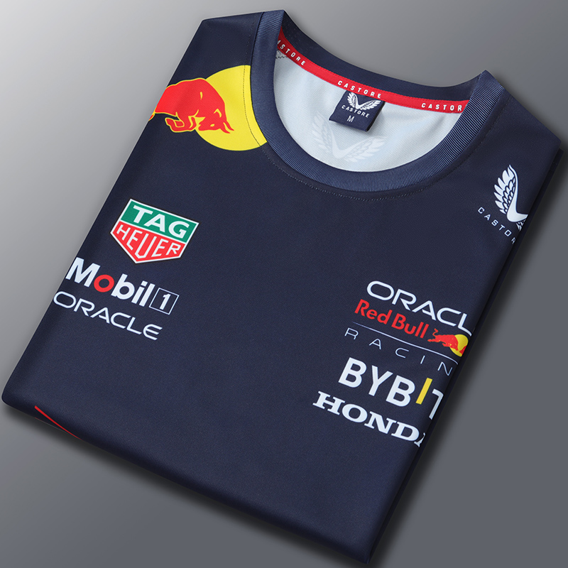 2023 Red Bull Royal blue Racing Suit (圆领)