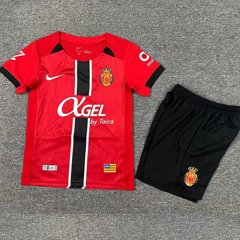 25-26 Mallorca Home Kids Soccer Jersey