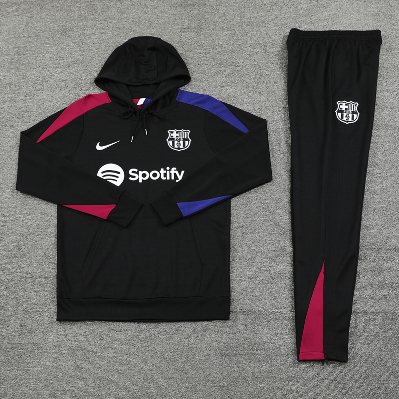 24-25 BAR Black Hoodie Tracksuit (卫衣套装)