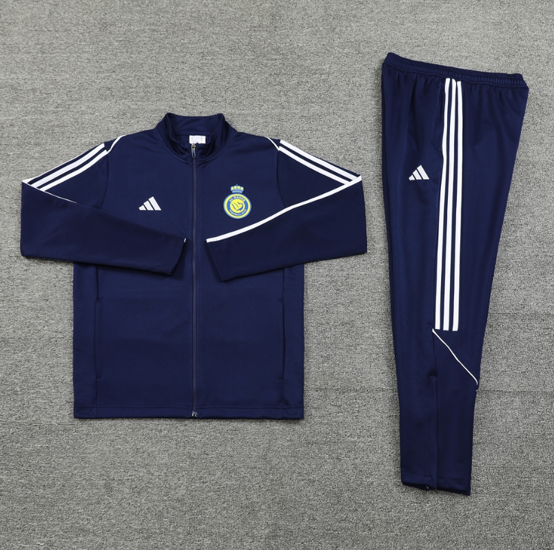 24-25 Al-Nassr Royal blue Jacket Tracksuit #01