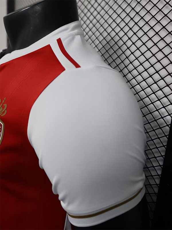 25-26 Monaco Home Player Version Soccer Jersey