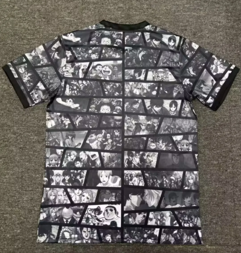 24-25 Japan﻿ Gray and black anime Fans Soccer Jersey