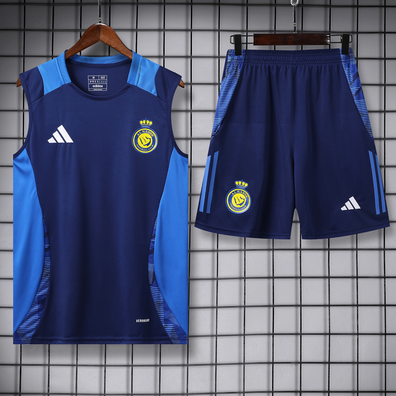 24-25 AL-Nassr Royal Blue Tank top and shorts suit