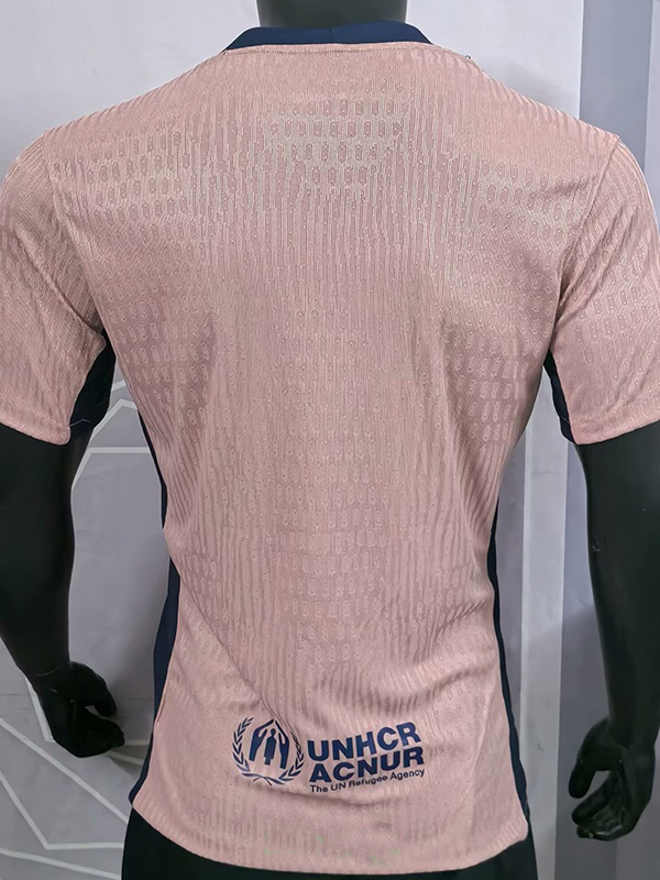 25-26 BAR Pink Yellow Special Edition Player Version Soccer Jersey