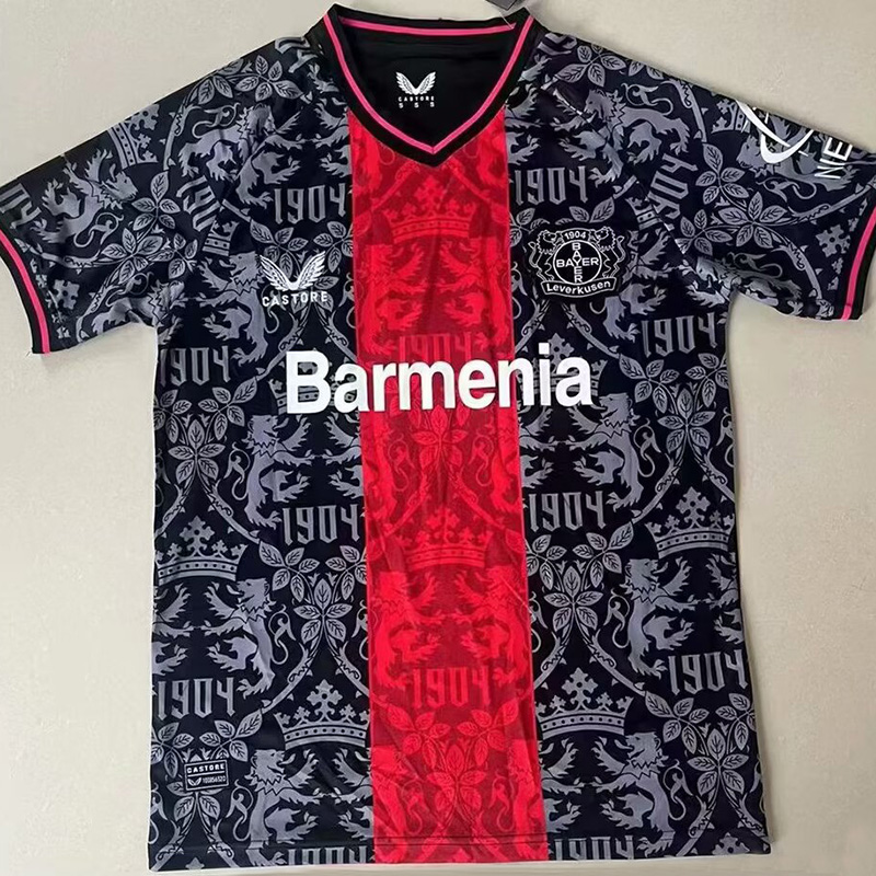 24-25 LeverKusen Black Fans Soccer Jersey