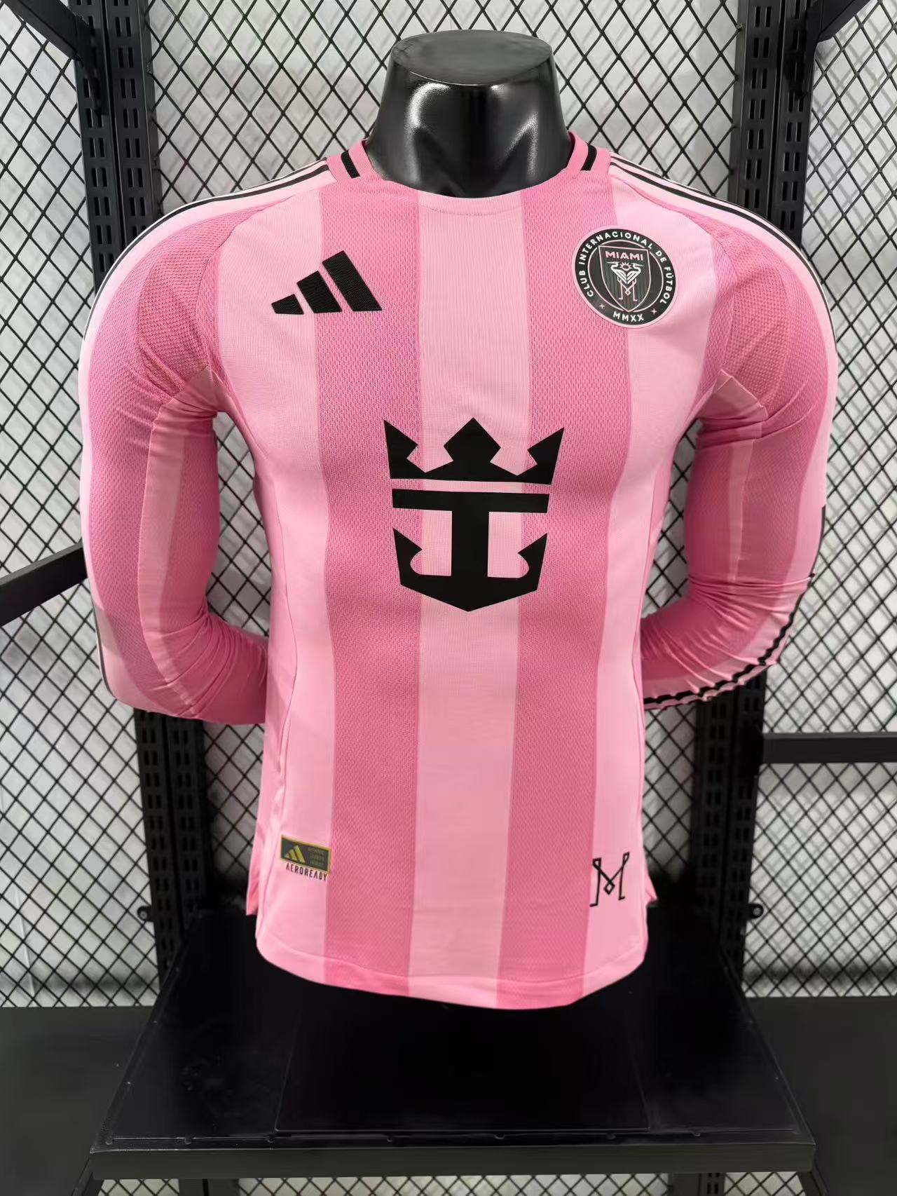 25-26 Inter Miami Home Long Sleeve Player Version Soccer Jersey (长袖球员)