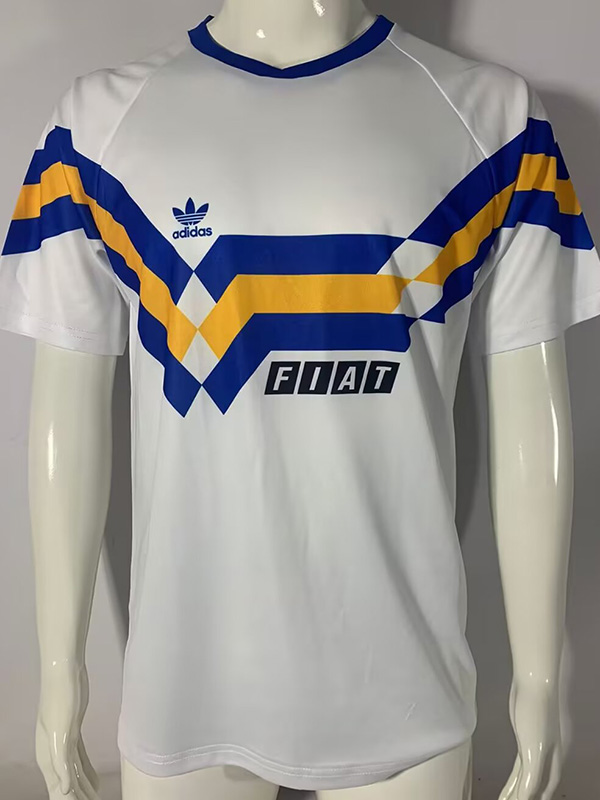 1990-1991 Boca Juniors Away Retro Soccer Jersey (背后带广告)