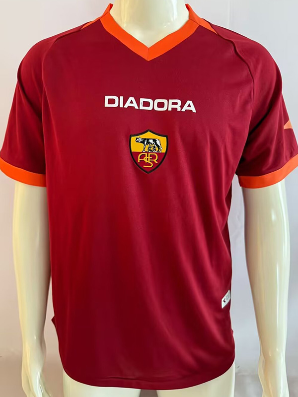 2006-2007 Roma Home Retro Soccer Jersey