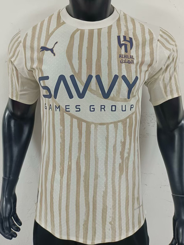 25-26 Al-Hilal khaki Player Version Soccer Jersey