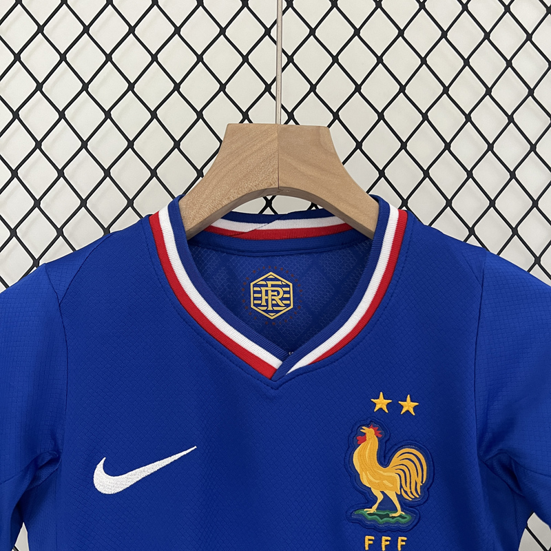 2024 France Home Kids Soccer Jersey