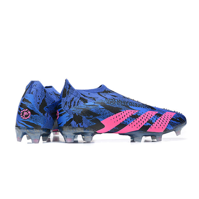 PREDATOR ACCURACY+ FG BOOTS High Soccer Shoes-Blue/Pink-1267448