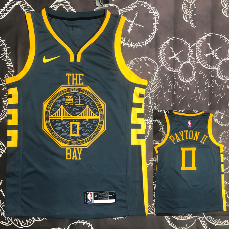 2018 WARRIORS PAYTON II #0 Black Gray Top Quali...