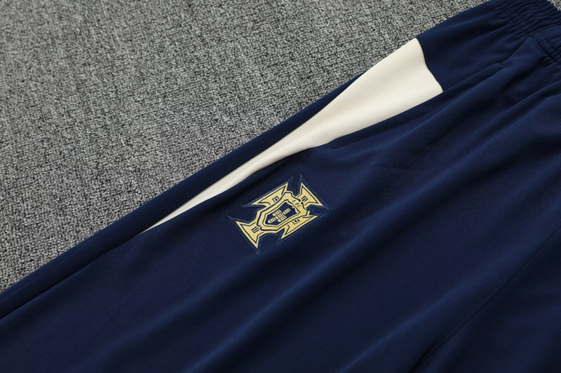 25-26 Portugal Light yellow Half Pull Tracksuit (半拉链)