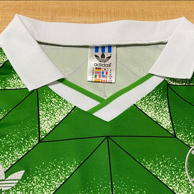 1990 Germany Away Long Sleeve Retro Soccer Jersey (长袖)