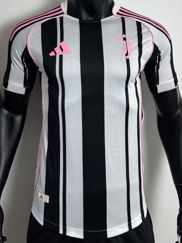 25-26 JUV Black White Player Version Soccer Jersey