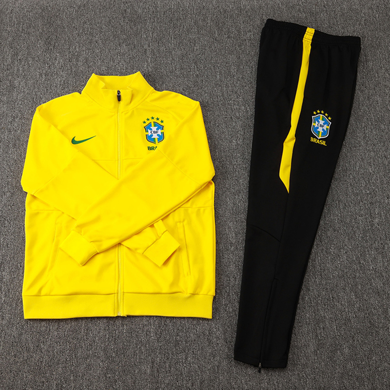 24-25 Brazil Yellow Jacket Tracksuit