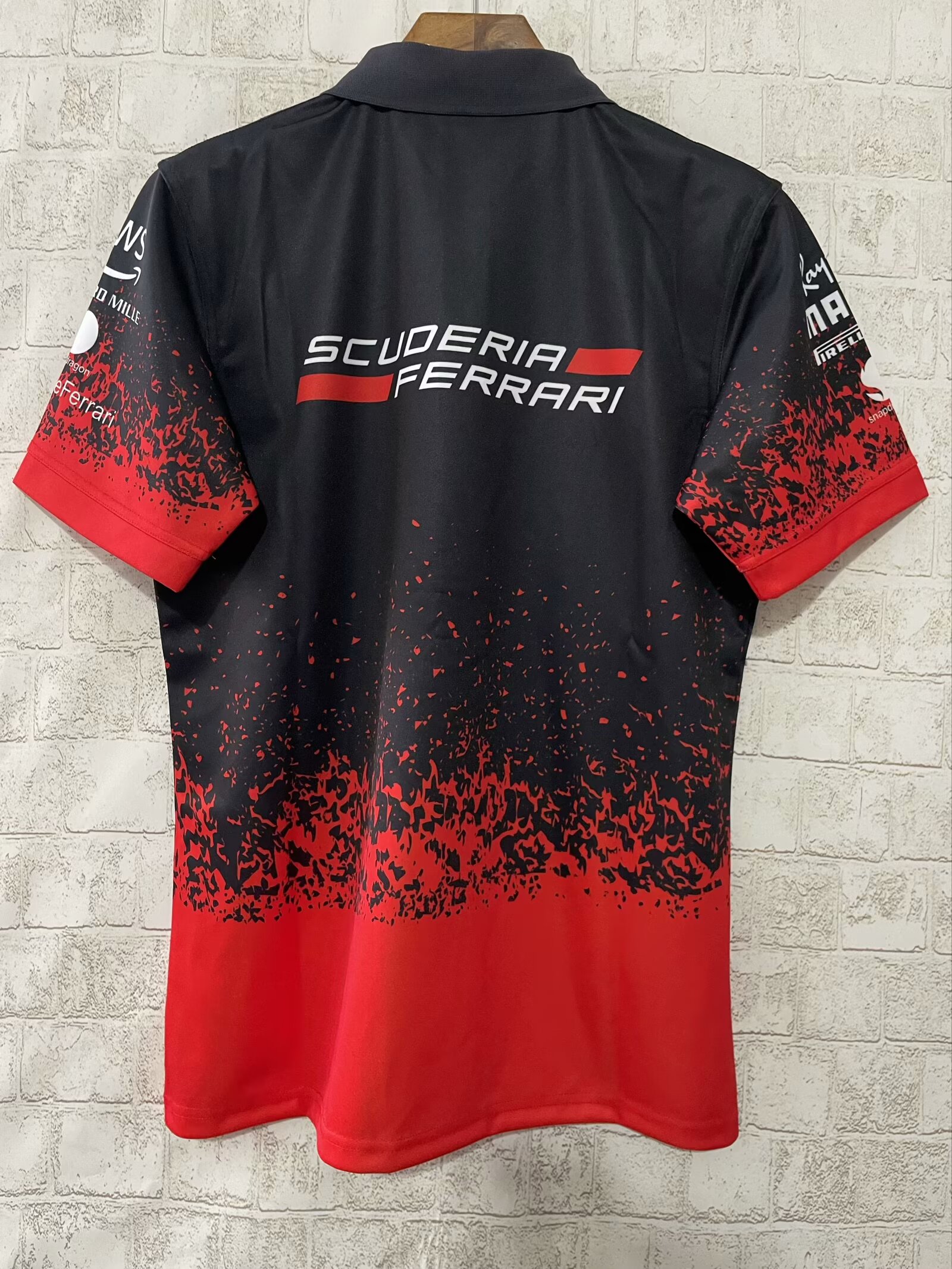 2024 F1 Ferrari  New Pattern Short Sleeve Racing Suit