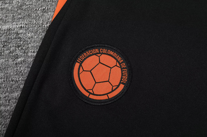 25-26 Colombia Black Polo Tracksuit