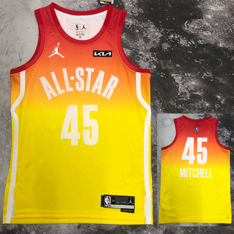 2023 ALL STAR MITCHELL #45 Yellow Top Quality H...