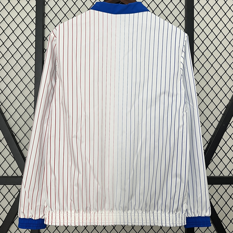 24-25 France Blue & White Double Sided Windbreaker (双面风衣)