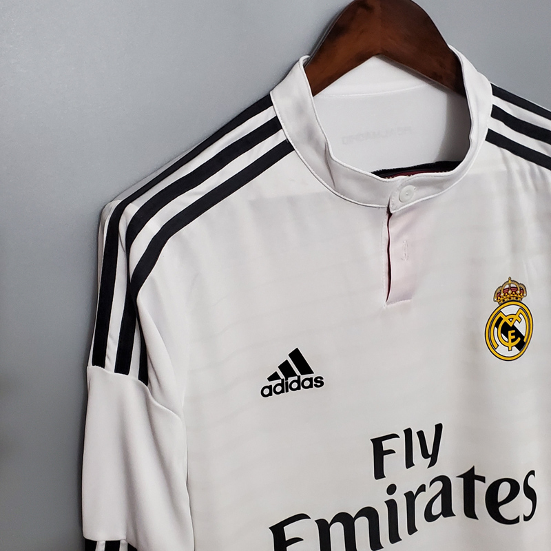 2014-2015 RMA Home Long Sleeve Retro Soccer Jer...