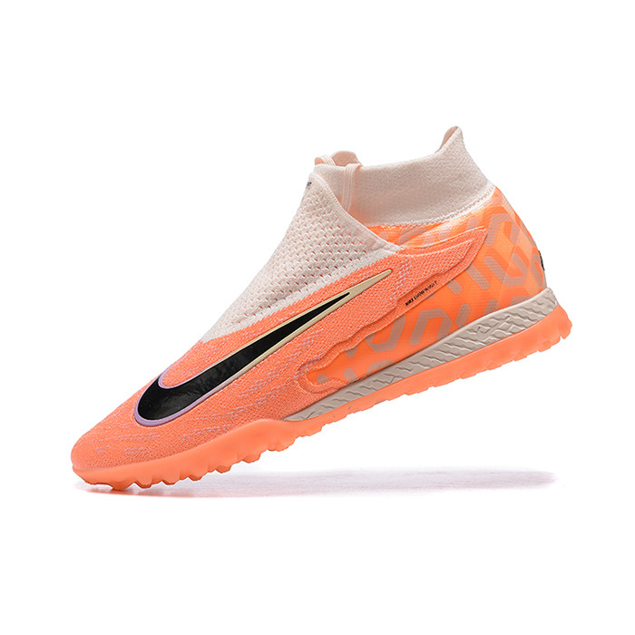 Phantom GX Elite DF Link TF High Soccer Shoes-Orange/Gray-8136390